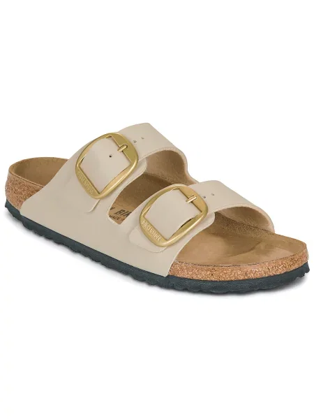 Pantofi Birkenstock cu cataramă bej