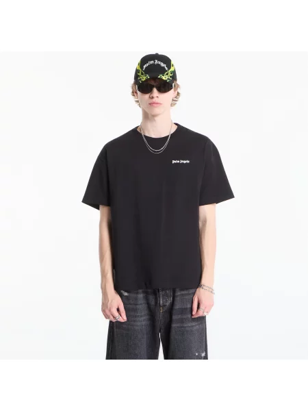 Tricou Palm Angels Classic Logo Tripack Tee Black/ Off White L alb