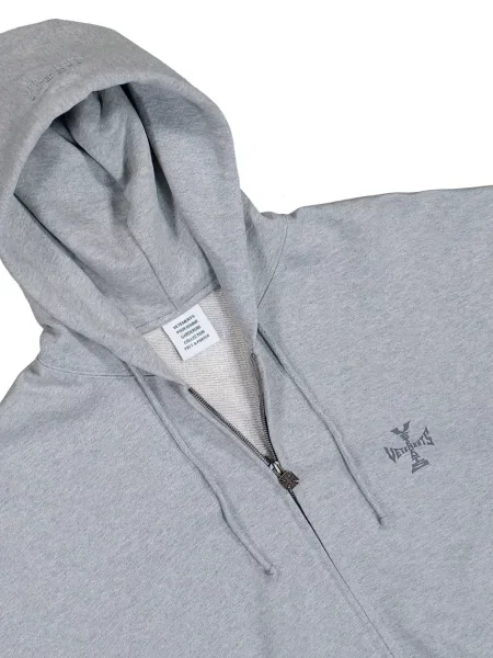 Hoodie Vetements με αυτόγραφο γκρι
