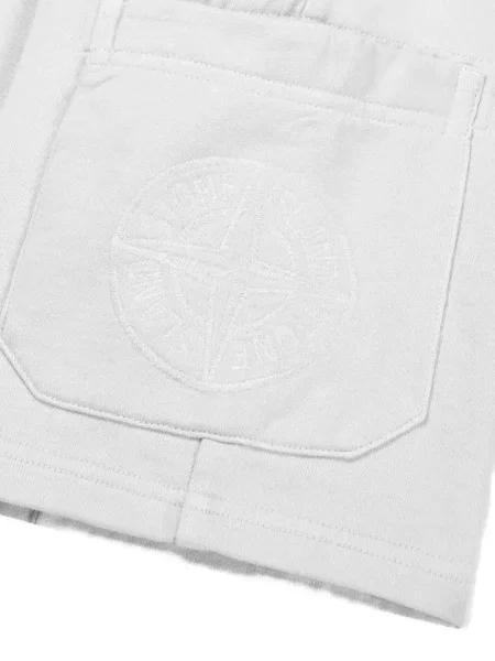 Szorty dziecięce Stone Island białe