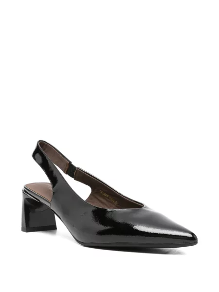 Pantofi cu toc Sergio Moretti Firenze slingback negru