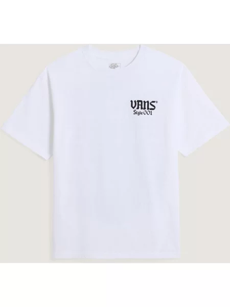 Koszulka z krótkim rękawem Vans Style czarny S biały