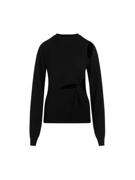 Sweter Sportmax wełniany czarny