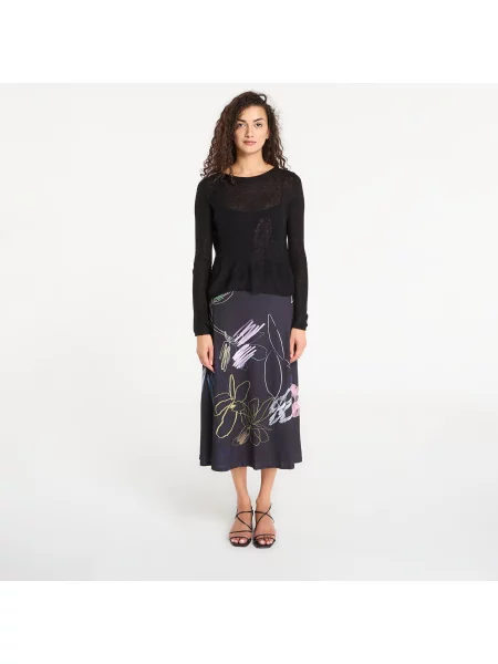 Desigual Šaty světlemodrá / pudrová černá