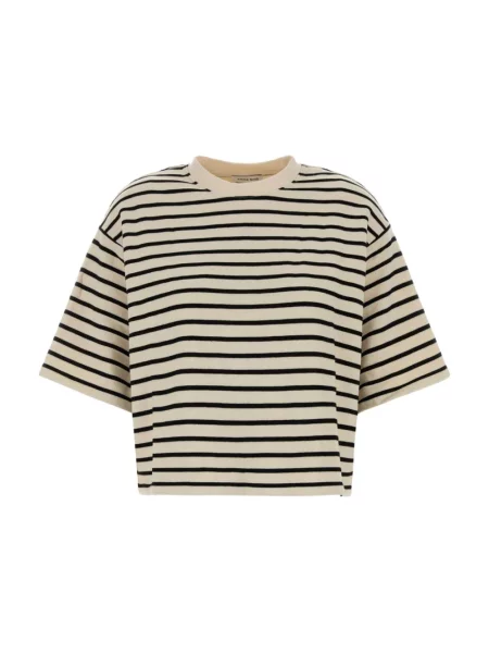 Koszulka Anine Bing o krotszym kroju beżowa