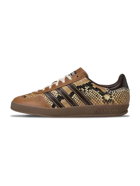 Sneakersy Adidas Originals skórzane brązowe