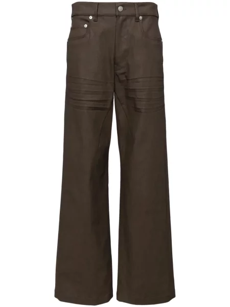 Jeansy Rick Owens brązowe