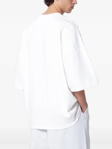 Tricou Entire Studios cu decolteu rotund alb