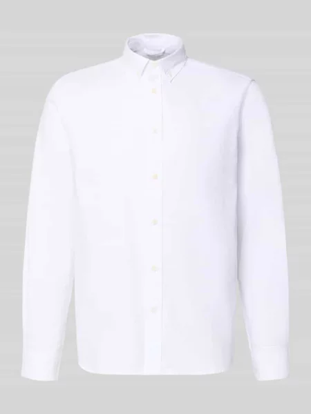 Koszula casualowa o kroju regular fit z kołnierzykiem typu button down model ‘QUAASA’ Armedangels biała