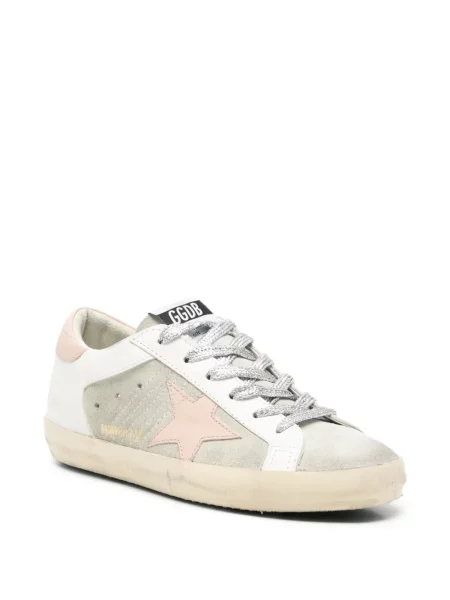 Szarvasbőr sneaker Golden Goose fehér