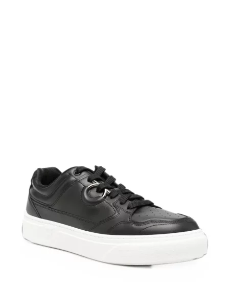 Sneakerși Ferragamo din piele negru