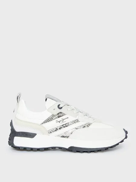 Шкіряні кросівки Pepe Jeans білі