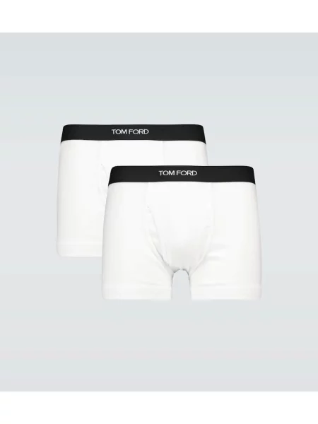 Strečové boxerky Tom Ford bílé