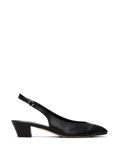 Pantofi cu toc Aeyde slingback negru