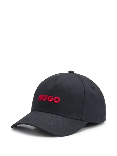 Κασκέτο Hugo με αυτόγραφο μαύρο