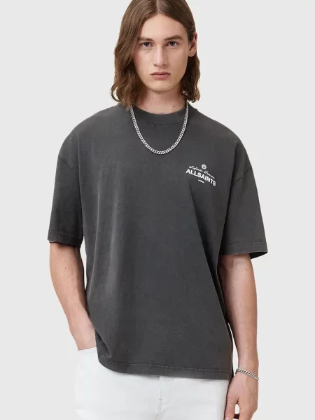 AllSaints tricou din SOLEIL cu imprimeu negru