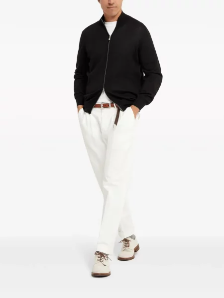 Sweter Brunello Cucinelli z kaszmiru czarny
