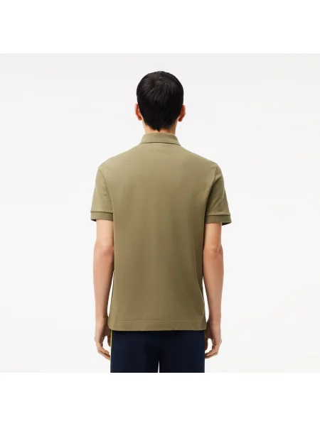 Поло Lacoste зеленое