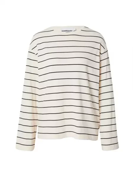 ARMEDANGELS Tricou MARYNAA bej deschis negru
