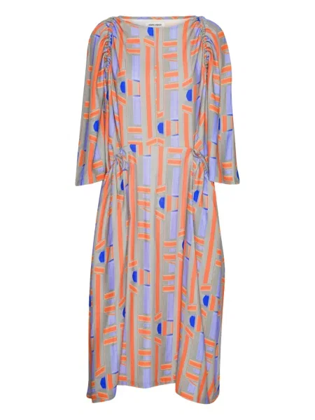 Rochie Henrik Vibskov cu imprimeu geometric de costum albastru
