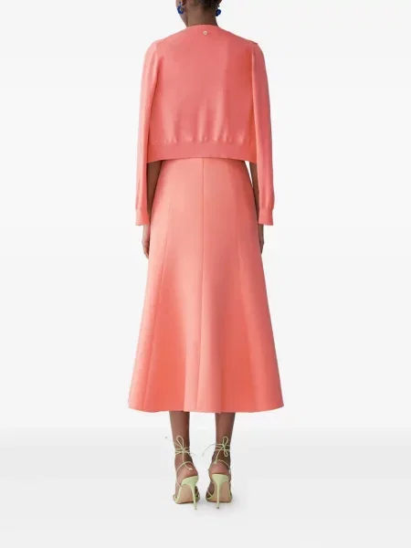 Kardigan Carolina Herrera w kwiatki różowy