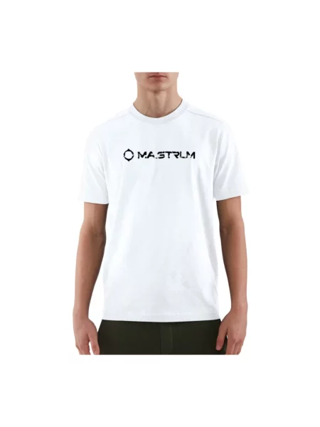 Koszulka Ma.strum z logo biała