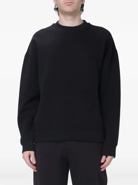 Hanorac Emporio Armani cu autograf negru