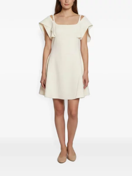 Rochie mini Chats By C.dam alb