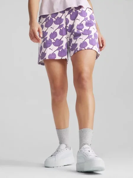 PUMA Шорти спортивні фіолетовий