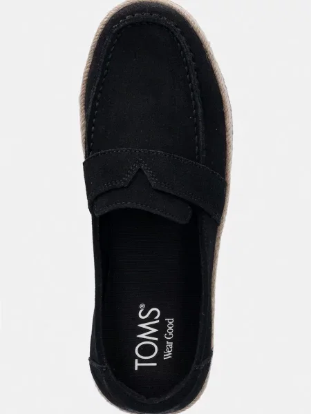 Toms espadrilles női velúr BLAKELY fekete