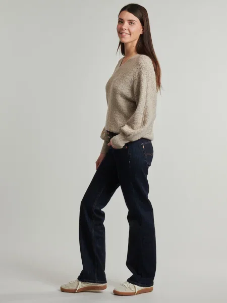 Blugi drepți Pepe Jeans albastru
