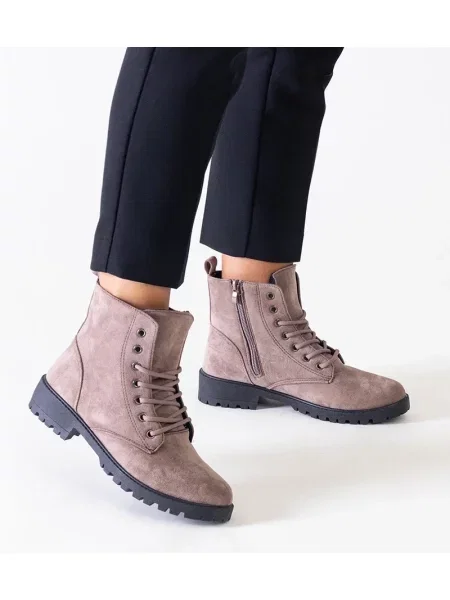 Botine Gemre cu platformă negru