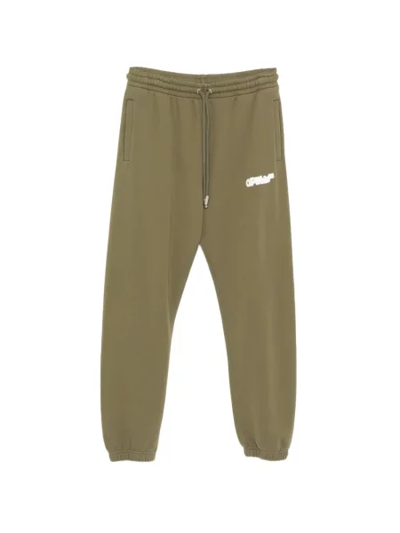 Pantaloni Off-white alb