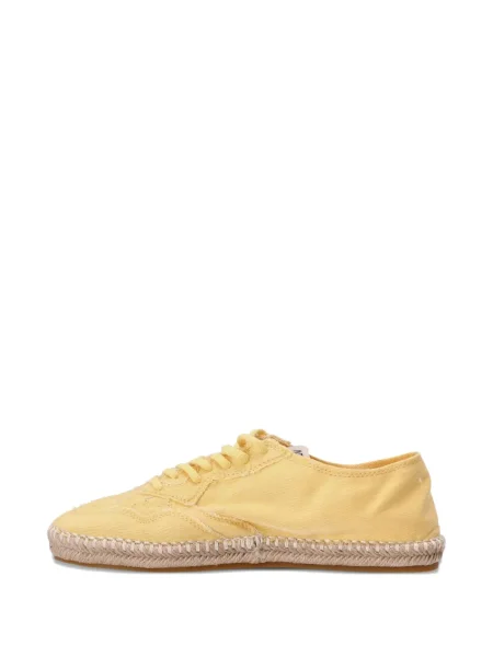 Sneakerși Autry cu șireturi din dantelă galben