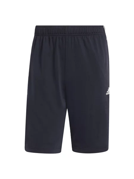 Spodenki rozgrzewające z 3 paskami adidas Essentials białe