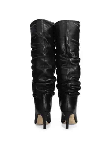 Botine The Seller cu volane negru