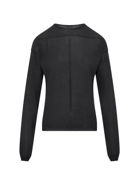 Pulover Rick Owens cu decolteu rotund negru