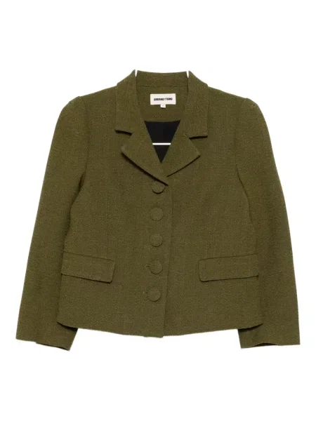 Kurtka puchowa Shushu/tong z klapą zielona