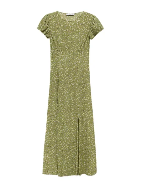 MANGO Rochie POMELO / verde / verde pin / roz albastru