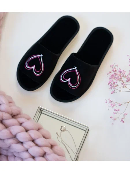 Papuci Natural Style negru