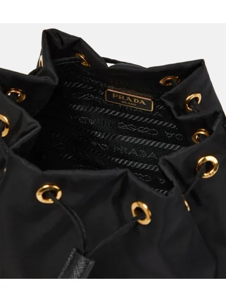 Geantă bucket Prada negru