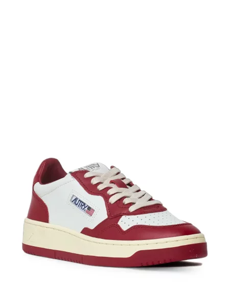 Sneakerși Autry din piele roșu