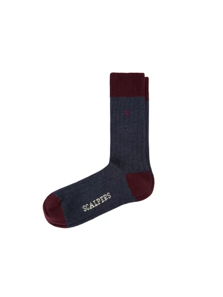 Scalpers Șosete / bleumarin albastru