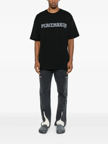 Tricou Oamc Peacemaker cu model floral negru