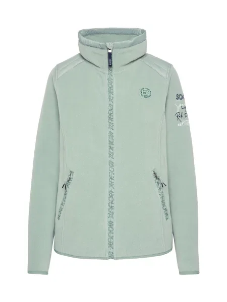 Soccx Jachetă fleece Rock The Boat deschis / verde închis albastru