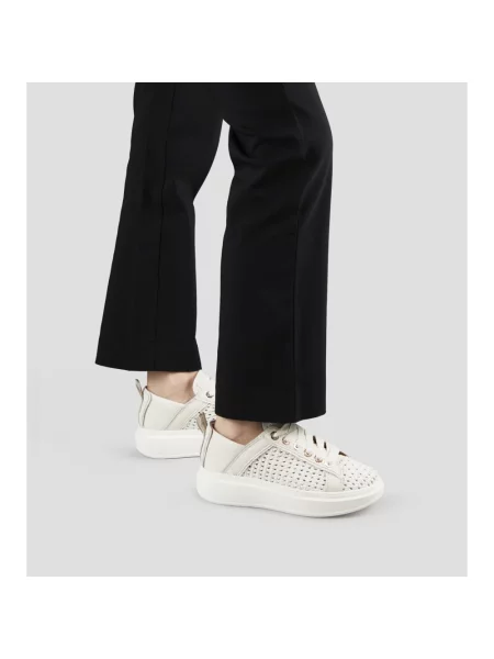 Sneakersy Alexander Smith skórzane białe