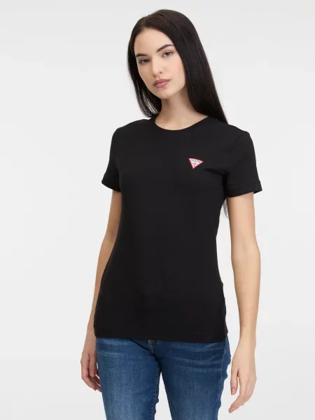 Tričko Guess Jeans čierna