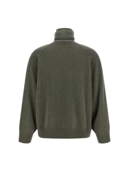 Sweter Brunello Cucinelli z kaszmiru zielony