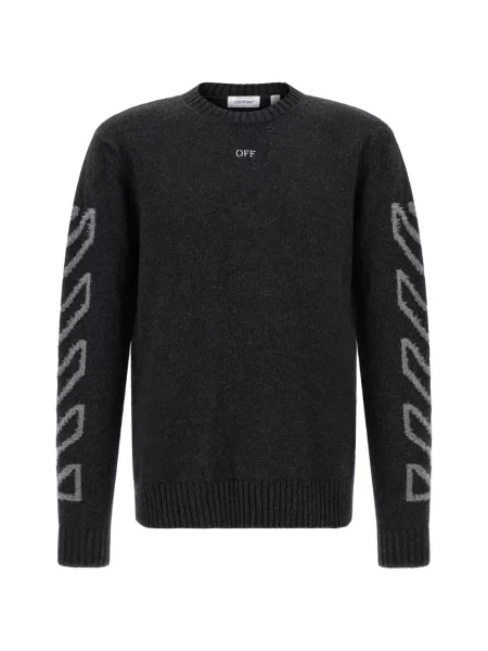 Pulover Off-white alb