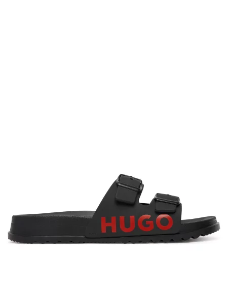 Šľapky HUGO S čierna